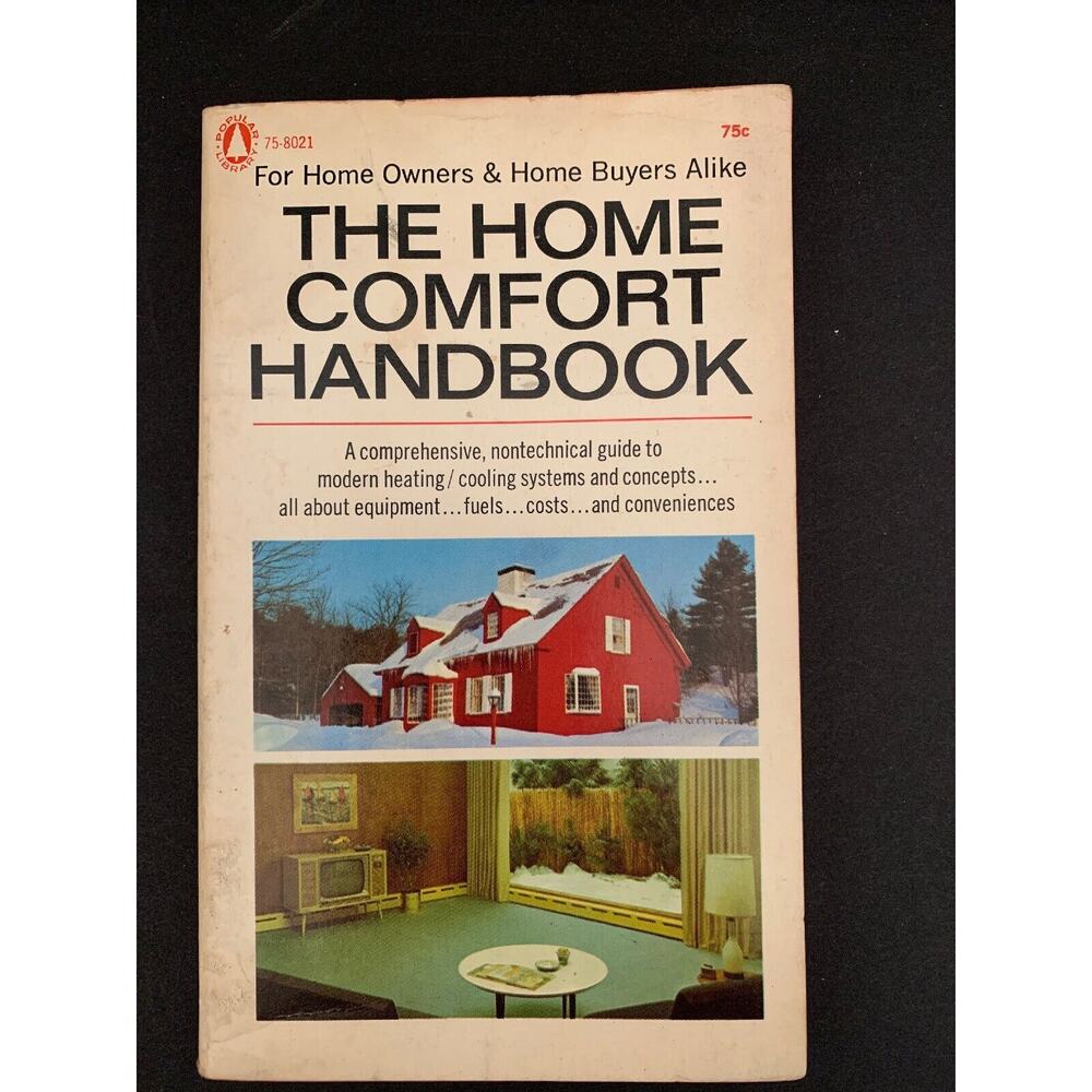 Vintage 1966 The Home Comfort Handbook Paperback Nontechnical Guide